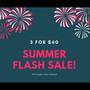 🔆 SUMMER FLASH SALE!!! 3 for $40